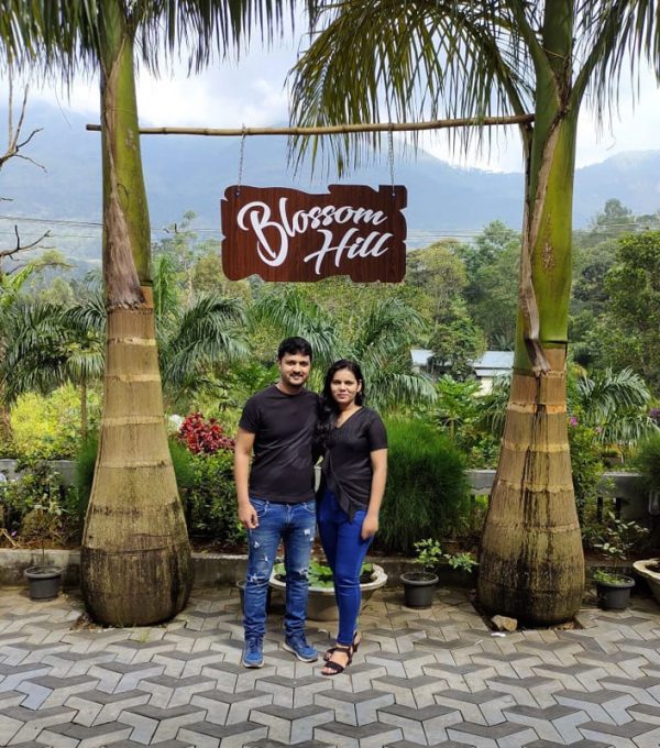 Couples on their honeymoon at Blossom Hill Resort Munnar